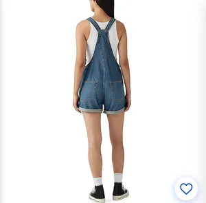 NWOT Levi's Women's Vintage Shortalls in Medium Wash Sz XL thumbnail 2
