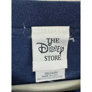 Vintage 1997 Disney Store A Decade of‎ Dreams Mickey & Friends Navy T-Shirt M thumbnail 3