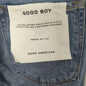 Good American Good Boy Wide Release Hem Jeans thumbnail 10