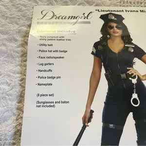 NEW Dreamgirl Sexy Cop Costume Size Small thumbnail 7