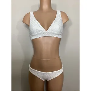 New. Pilyq white bikini set. S-bottom/D-cup top. Retails $149 thumbnail 6
