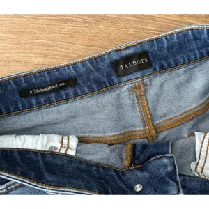 Talbots Women's Medium Wash Relaxed Barrel Jeans SZ 10 Stretch thumbnail 2