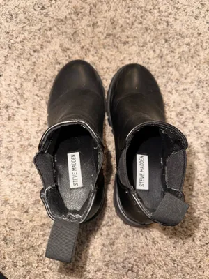 Steve Madden Hamlet Boots Black thumbnail 2