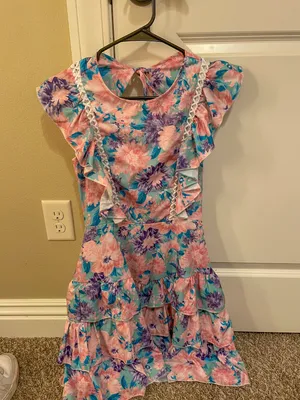 Floral Mini Dress Multi thumbnail 2
