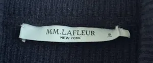 MM LaFleur Cashmere Arbus Sweater Size Small Navy Blue Turtleneck thumbnail 3
