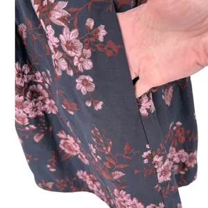 Free People Matilda Tie Back‎ Strapless Babydoll Floral Mini Dress Size Small thumbnail 10