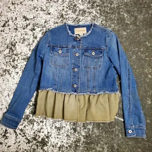 Anthropologie Pilcro Flounce Denim‎ Jacket thumbnail 2