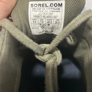 Sorel Out N About III Low Waterproof Sneakers Women 9.5 Stone Green NL4860-397‎ thumbnail 10