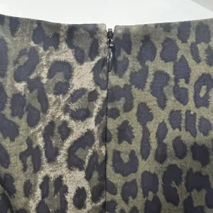 Ann Taylor‎ Size 6 Sheath Dress Animal Print High Neck Sleeveless Lined Back Zip thumbnail 5