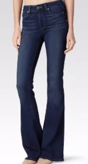 Paige High Rise Bell Canyon Flare Jeans Size 26 thumbnail 1