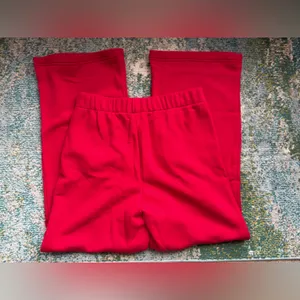 NWOT Talulah red flare seamed sweatpants, size large thumbnail 6