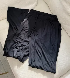 SKIMS Soft Lounge Black Ribbed Sleep Set - XS thumbnail 6
