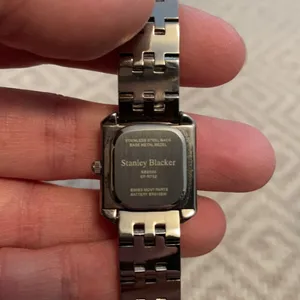New Stanley Blacker Watch Silver Chain Band thumbnail 4