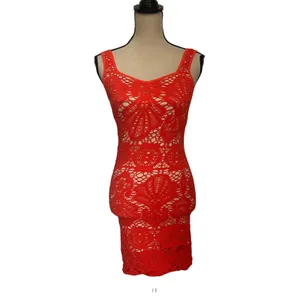Intimately Free People Crochet Coverup Dress Sz M/L Festival Boho Resort Y2K thumbnail 13