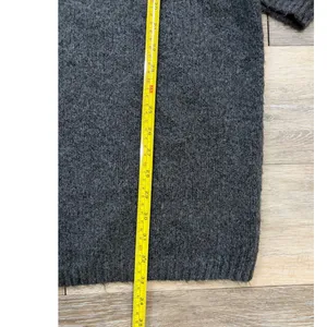 Aerie Womens Turtleneck Sweater Dress Charcoal Gray Oversized Cozy Knit Small thumbnail 7