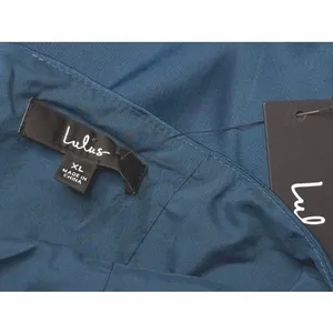 Lulu's Truly Picturesque Dark‎ Blue Teal Open Back Dress XL Cocktail Wedding NWT thumbnail 6
