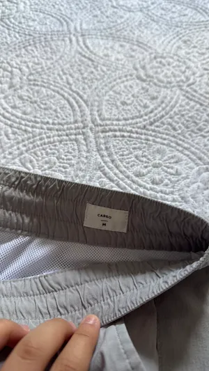 Light gray men cargo pants thumbnail 3