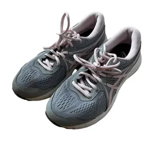 Asics everyday comfort amplifoam design gray pink size 8 sneakers‎ running shoes thumbnail 1