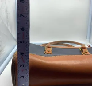 DOONEY & BOURKE black pebbled leather vintage tote bag serial number A42… thumbnail 14