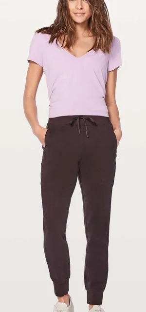 Lululemon Get Going Jogger 28.5" Black Cherry Size 8 thumbnail 1