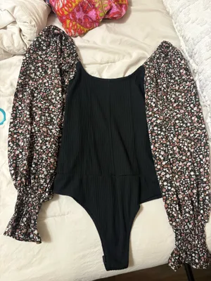 Bodysuit Prómesa Floral Balloon Sleeve thumbnail 2