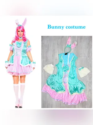 Music Legs Plus Size Bunny Beauty halloween Costume Sexy Bunny Beauty 1x/2x thumbnail 2