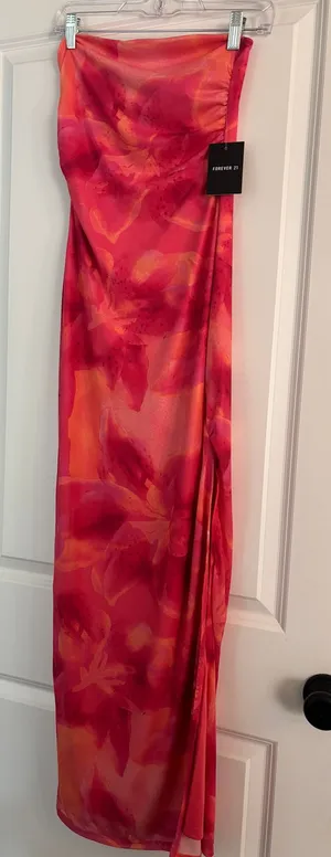 Forever 21 Strapless Maxi Dress thumbnail 1