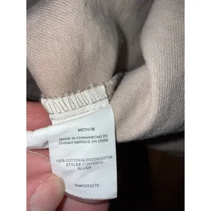 Thread Supply Button Up Shirt Womens Medium‎ Tan Long Sleeve Casual Style Spring thumbnail 4