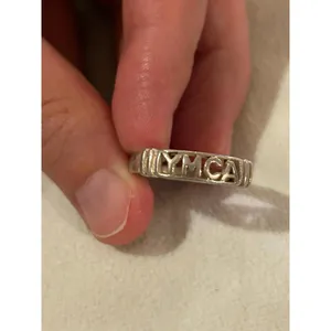 Ring band 925 sterling silver unique rare size 9.25 ucla thumbnail 4