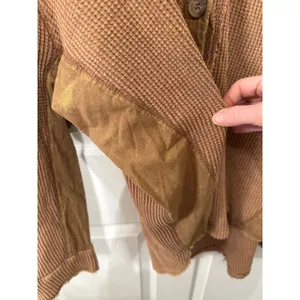 Oli & Hali Small Medium Distressed Cotton Button Up Tunic Free People Boho thumbnail 7