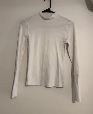 Free People Long Sleeve White Top thumbnail 1