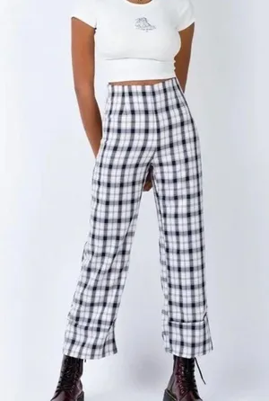 Princess Polly 100% cotton wide leg Euro pants size 6 thumbnail 4