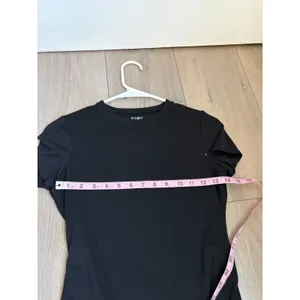 PUMIEY Bodysuit Women Medium Black Short Sleeve Crew Neck Thong Base Layer thumbnail 4