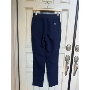 FIGS High Waisted Yola Scrub Pants Navy Blue Technical Collection Size XS thumbnail 4