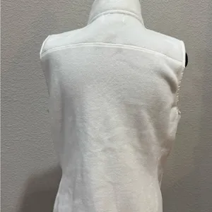 Vineyard Vines White Zip-Up Vest thumbnail 4