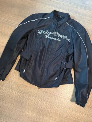 Harley-Davidson Women's Jacket Black Riding Jacket Size Small thumbnail 1