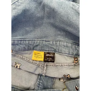 Disney Winnie the Pooh and honeybee embroidered overall shorts size 2X thumbnail 5