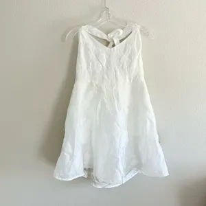 NEW Lulus Bonni White Floral Jacquard Halter Mini Dress Sz XL thumbnail 10