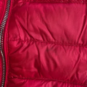 Zara Woman Red Quilted Down Puffer Jacket Mock Neck Slim Fit Size Medium‎ thumbnail 8