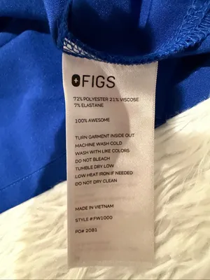 Figs Catarina Scrub Top in Royal Blue XXL thumbnail 6