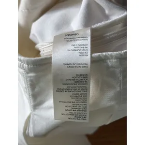 Anthropologie Maeve Pleated Shorts Size 2 White High Waist Cotton Stretch thumbnail 6
