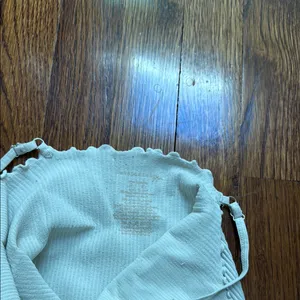 Intimately free people m/l White Asymmetrical Ruffled Camisole thumbnail 3