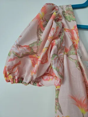 Mika & Gala Floral Puff Sleeve Mini Dress thumbnail 9