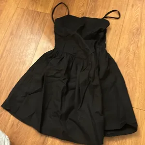 NWT Linen Mix Corset Mini Skater Dress Size 2 thumbnail 5