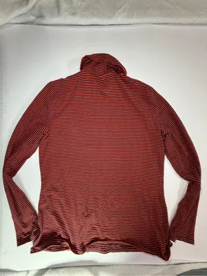 Striped Red Turtleneck Sweater Size XL thumbnail 4