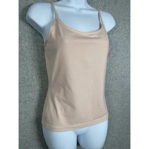 Vintage Bloomingdales‎ Small Womens Cami Top Light Pink Stretch 90s Scoop Neck thumbnail 2