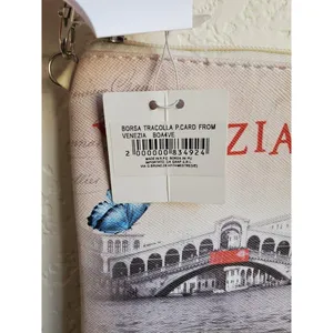 Bijoux D'Autore Venezia Crossbody Bag Shoulder Travel Passport Purse 7"x… thumbnail 3
