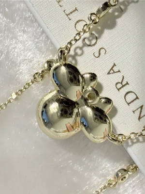Disney / Kendra Scott Mickey Mouse Short Pendant Necklace- Bright Red Drusy thumbnail 8