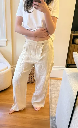 Zara linen pants thumbnail 1
