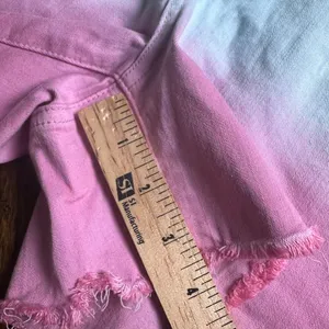 Judy Blue Shorts - Dip Dye Cut‎ Off -L thumbnail 3